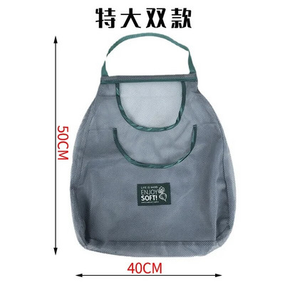 Võrgustik korduvkasutatav suure mahutavusega ostukotid käekotid hingavad tolmukindlad rippuvad köögi hoiukotid puu-köögiviljade korraldaja