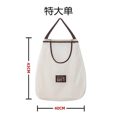 Võrgustik korduvkasutatav suure mahutavusega ostukotid käekotid hingavad tolmukindlad rippuvad köögi hoiukotid puu-köögiviljade korraldaja