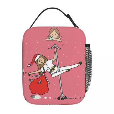 Γελοιογραφία Ladies Nurse Doctor Lunch Boxes Cute Enfermera En Apuros Lunch Bags for Nurse Insolated Container Food