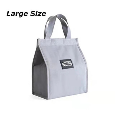 Pārnēsājami Oksfordas pusdienu maisiņi Svaigs aukstuma maisiņš biroja studentiem Ērts pusdienu kastīte Tote Couples Zili rozā pārtikas konteineru soma