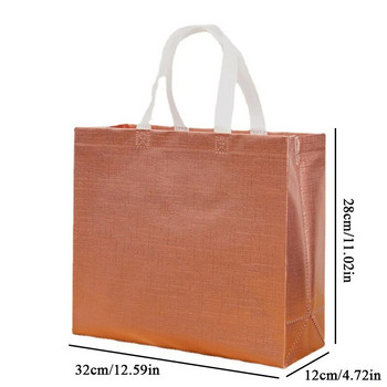 Fashion Shiny αναδιπλούμενη τσάντα αγορών Φιλική προς το περιβάλλον Tote αναδιπλούμενη θήκη επαναχρησιμοποιήσιμη τσάντα παντοπωλείου Τσάντες αγορών μεγάλης χωρητικότητας