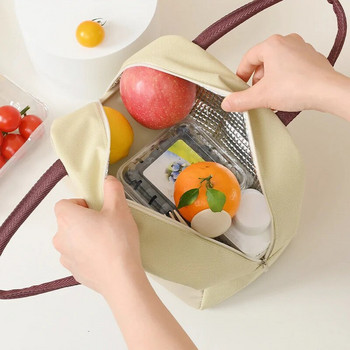 Анимационна чанта за обяд Преносима сладка чанта за обяд за домашни любимци Удебелена изолационна чанта от плат Оксфорд Свежа ръчна чанта за кутия за лед
