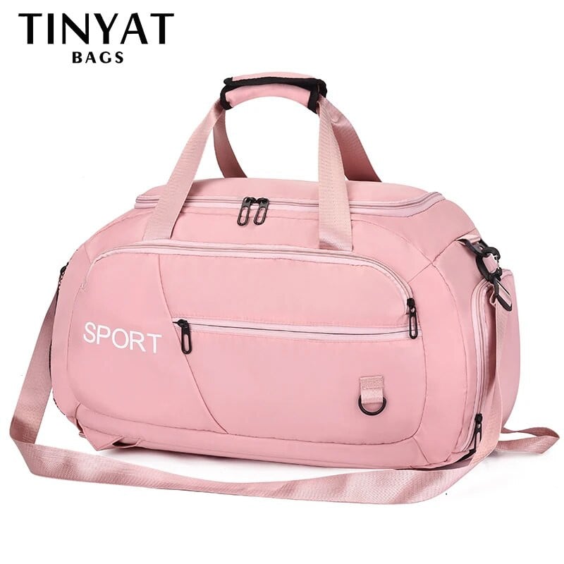 TINYAT didelės talpos moteriškas kelioninis krepšys savaitgaliui kelioninė kuprinė moterims sportinė jogos bagažo krepšiai daugiafunkciniai moteriški skersiniai
