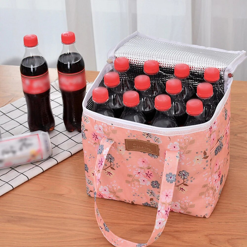 Φορητή τσάντα μεσημεριανού γεύματος Νέο θερμομονωμένο κουτί γεύματος Tote Cooler Λειτουργική τσάντα μαθητή Bento Pouch Σχολικές τσάντες αποθήκευσης τροφίμων