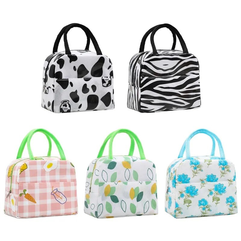 Hommikusöögi isolatsioonikott Kolmnurkne riisipalli lõunakarp Kaasaskantav toidukott Bento värske kott alumiiniumfooliumist isolatsioonikott