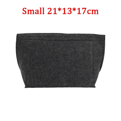 Organizator šminke Torba s umetkom od filca za žene Ručna torbica Putna torbica Unutarnja torbica Prijenosne kozmetičke torbe Odgovaraju torbama raznih marki