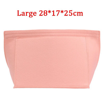 Organizator šminke Torba s umetkom od filca za žene Ručna torbica Putna torbica Unutarnja torbica Prijenosne kozmetičke torbe Odgovaraju torbama raznih marki