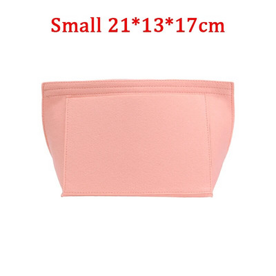 Organizator šminke Torba s umetkom od filca za žene Ručna torbica Putna torbica Unutarnja torbica Prijenosne kozmetičke torbe Odgovaraju torbama raznih marki