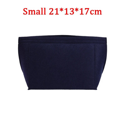 Organizator šminke Torba s umetkom od filca za žene Ručna torbica Putna torbica Unutarnja torbica Prijenosne kozmetičke torbe Odgovaraju torbama raznih marki