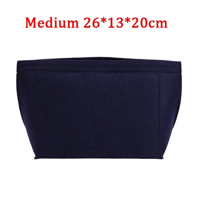 Organizator šminke Torba s umetkom od filca za žene Ručna torbica Putna torbica Unutarnja torbica Prijenosne kozmetičke torbe Odgovaraju torbama raznih marki