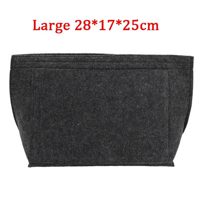 Organizator šminke Torba s umetkom od filca za žene Ručna torbica Putna torbica Unutarnja torbica Prijenosne kozmetičke torbe Odgovaraju torbama raznih marki