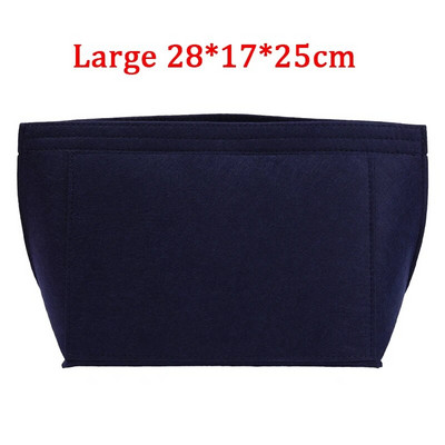 Organizator šminke Torba s umetkom od filca za žene Ručna torbica Putna torbica Unutarnja torbica Prijenosne kozmetičke torbe Odgovaraju torbama raznih marki