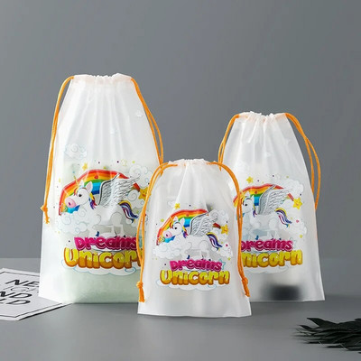 3 τμχ/σετ Χαριτωμένη τσάντα με κορδόνια ταξιδιού Φορητά παπούτσια Ρούχα Εσώρουχα Πετσέτα Αδιάβροχη τσάντα αποθήκευσης Skincare Cosmetic Organizer