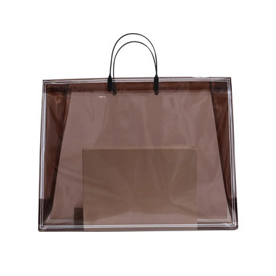Prozirne debele PVC torbe za višekratnu upotrebu za žene Ležerna prijenosna ručna torba Vodootporna poklon torba Torbe za odjeću Eko torba za kupovinu