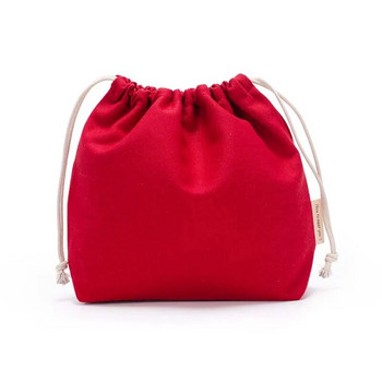 27*20 см масивна чанта с шнур, джобове, еко платнени чанти за многократна употреба, дамска чанта за съхранение, памучна торбичка, чанта за бижута