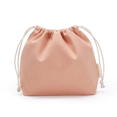 27 * 20 cm cieta aukliņu soma kabatas eko atkārtoti lietojamas audekla iepirkumu somas Sieviešu ceļojumu uzglabāšanas soma Kokvilnas maisiņš Juvelierizstrādājumu soma