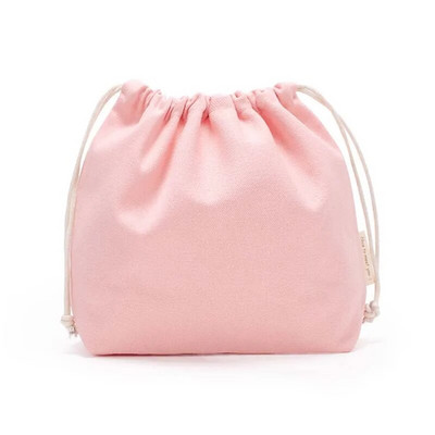 27 * 20 cm cieta aukliņu soma kabatas eko atkārtoti lietojamas audekla iepirkumu somas Sieviešu ceļojumu uzglabāšanas soma Kokvilnas maisiņš Juvelierizstrādājumu soma