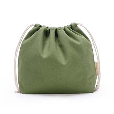 27 * 20 cm cieta aukliņu soma kabatas eko atkārtoti lietojamas audekla iepirkumu somas Sieviešu ceļojumu uzglabāšanas soma Kokvilnas maisiņš Juvelierizstrādājumu soma