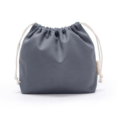 27 * 20 cm cieta aukliņu soma kabatas eko atkārtoti lietojamas audekla iepirkumu somas Sieviešu ceļojumu uzglabāšanas soma Kokvilnas maisiņš Juvelierizstrādājumu soma