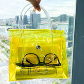 HoSwag üliläbipaistev PVC kandekott. Keskkonnasõbralikud veekindlad materjalid Kaasaskantavad kulumiskindlad läbipaistvad kinkekotid