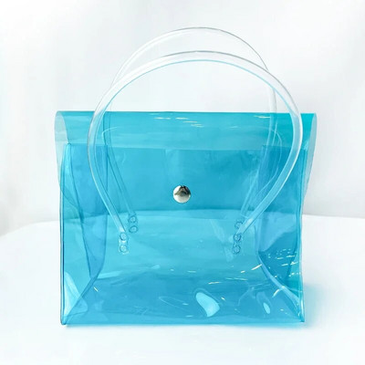 HoSwag üliläbipaistev PVC kandekott. Keskkonnasõbralikud veekindlad materjalid Kaasaskantavad kulumiskindlad läbipaistvad kinkekotid