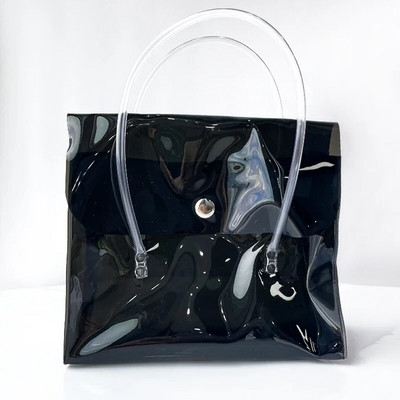 HoSwag üliläbipaistev PVC kandekott. Keskkonnasõbralikud veekindlad materjalid Kaasaskantavad kulumiskindlad läbipaistvad kinkekotid