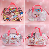 Sanrio Cartoons paksendatud alumiiniumfooliumist lõunakarbikott 22x13x15cm Hello Kitty Melody käekott Anime kaasaskantavad poe isolatsioonikotid