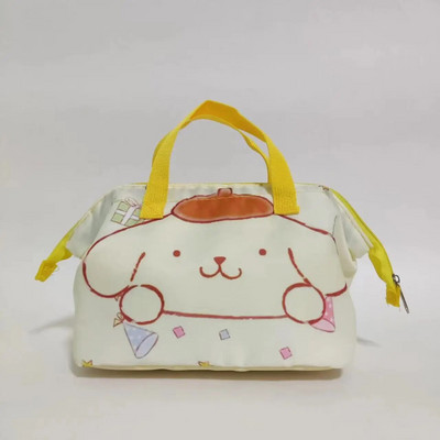 Sanrio Cartoons paksendatud alumiiniumfooliumist lõunakarbikott 22x13x15cm Hello Kitty Melody käekott Anime kaasaskantavad poe isolatsioonikotid
