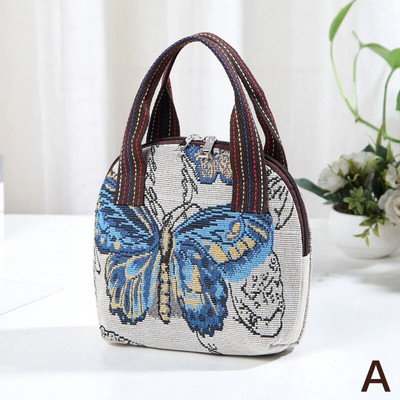 Austi somas sievietēm plecu soma Retro gadījuma rokassomas Etniskā stila savienošana Adīšana Lielas ietilpības rokas somas