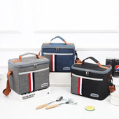 Pārnēsājama pusdienu soma pārtikas termiskā kaste ūdensnecaurlaidīga pusdienu kaste salokāma kempinga termiskā aukstuma soma plecu siksnas organizatora futrālis