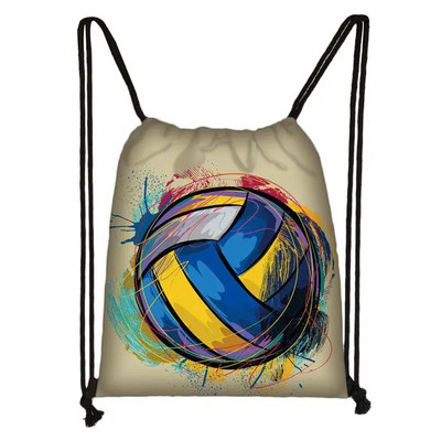 Δροσερή ποδοσφαιρική / ποδοσφαιρική εκτύπωση τσάντα με κορδόνια ανδρική τσάντα αποθήκευσης μόδας έφηβος Casual τσάντες πλάτης Τσάντες ταξιδιού Δώρο
