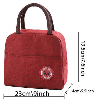 Дамски чанти за обяд Дамски чанти Пикник Пътуване Термична кутия Момичета Училище Удобна чанта за обяд Tote Ice Pack Храна 2022 Печат