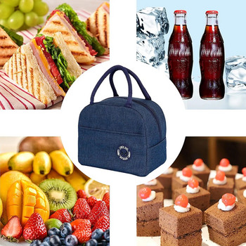 Дамски чанти за обяд Дамски чанти Пикник Пътуване Термична кутия Момичета Училище Удобна чанта за обяд Tote Ice Pack Храна 2022 Печат