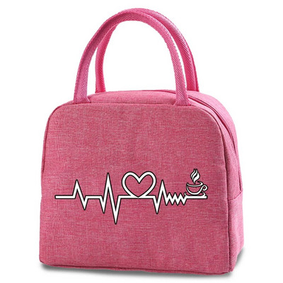 Sieviešu pusdienu somas Rokassomas Piknika ceļojumu termiskā kaste Meitenes skolniekiem Ērta pusdienu soma Tote Ledus iepakojuma Pārtikas maisiņi 2022 Drukāt