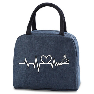 Sieviešu pusdienu somas Rokassomas Piknika ceļojumu termiskā kaste Meitenes skolniekiem Ērta pusdienu soma Tote Ledus iepakojuma Pārtikas maisiņi 2022 Drukāt