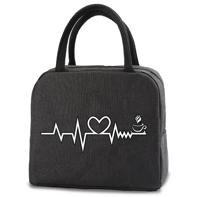 Sieviešu pusdienu somas Rokassomas Piknika ceļojumu termiskā kaste Meitenes skolniekiem Ērta pusdienu soma Tote Ledus iepakojuma Pārtikas maisiņi 2022 Drukāt