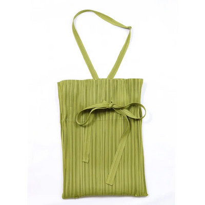 Sieviešu 2023. gada jaunākā Miyake salokāma dizaina soma plecu soma Moderna pārnēsājama mežģīņota lina soma kroku maisa soma vienradža soma