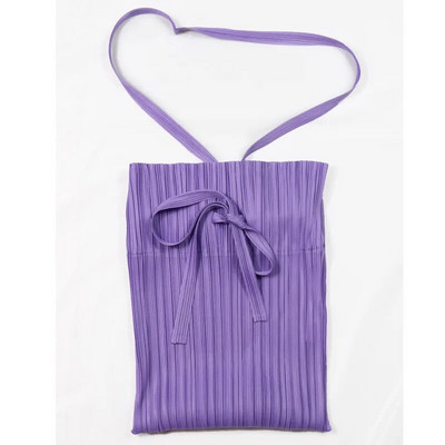 Sieviešu 2023. gada jaunākā Miyake salokāma dizaina soma plecu soma Moderna pārnēsājama mežģīņota lina soma kroku maisa soma vienradža soma