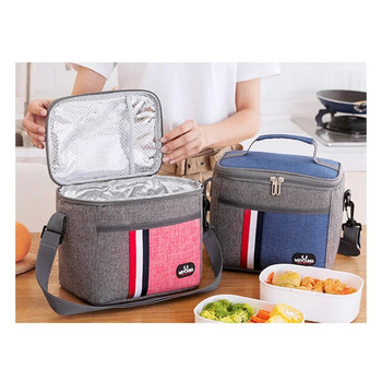 8L изолирана чанта за обяд Хладилна чанта Термична чанта Преносима кутия за обяд Ice Pack Tote Храна Чанти за пикник Чанти за обяд за работна чанта за съхранение