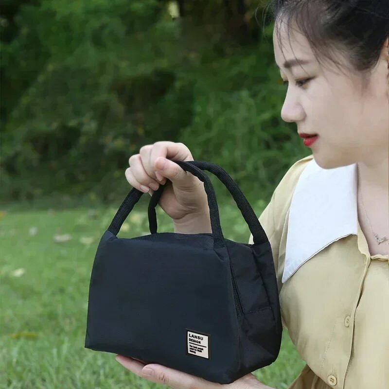 Modes pārnēsājama pusdienu soma, termoizolēta pārtikas piknika pusdienu soma sievietēm, bērniem vīriešiem, pusdienu kastītes maisiņš