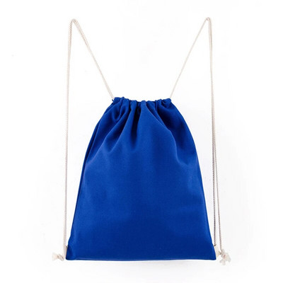 Krāsu mugursoma mugursomas soma 13,4x15,4 collu kokvilnas aukliņu mugursoma Vingrošanas maisi Kanvas sporta soma vīriešiem sievietēm