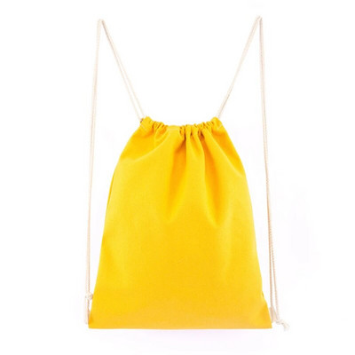 Krāsu mugursoma mugursomas soma 13,4x15,4 collu kokvilnas aukliņu mugursoma Vingrošanas maisi Kanvas sporta soma vīriešiem sievietēm