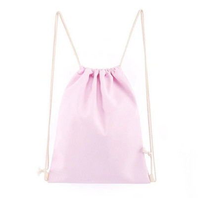 Krāsu mugursoma mugursomas soma 13,4x15,4 collu kokvilnas aukliņu mugursoma Vingrošanas maisi Kanvas sporta soma vīriešiem sievietēm