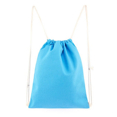 Krāsu mugursoma mugursomas soma 13,4x15,4 collu kokvilnas aukliņu mugursoma Vingrošanas maisi Kanvas sporta soma vīriešiem sievietēm