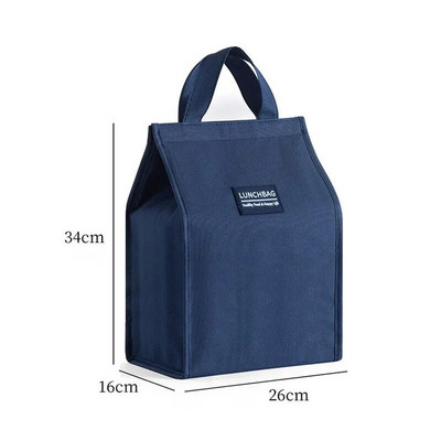 Θερμομονωμένες τσάντες γεύματος για άνδρες Γυναικείες υφασμάτινες μάρκες Oxford Bento Box Organizer Φορητές τσάντες μεσημεριανού γεύματος Cooler Bag Tote Τσάντες αποθήκευσης τροφίμων