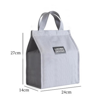 Θερμομονωμένες τσάντες γεύματος για άνδρες Γυναικείες υφασμάτινες μάρκες Oxford Bento Box Organizer Φορητές τσάντες μεσημεριανού γεύματος Cooler Bag Tote Τσάντες αποθήκευσης τροφίμων