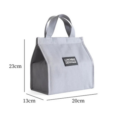 Θερμομονωμένες τσάντες γεύματος για άνδρες Γυναικείες υφασμάτινες μάρκες Oxford Bento Box Organizer Φορητές τσάντες μεσημεριανού γεύματος Cooler Bag Tote Τσάντες αποθήκευσης τροφίμων