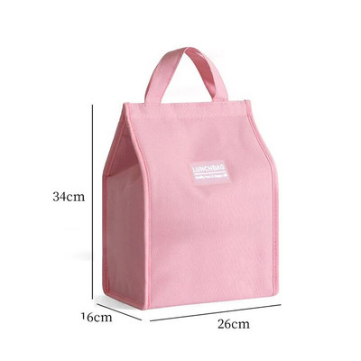 Θερμομονωμένες τσάντες γεύματος για άνδρες Γυναικείες υφασμάτινες μάρκες Oxford Bento Box Organizer Φορητές τσάντες μεσημεριανού γεύματος Cooler Bag Tote Τσάντες αποθήκευσης τροφίμων