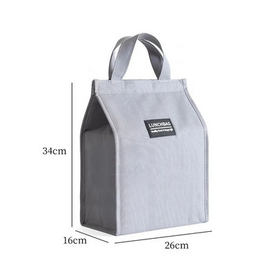 Θερμομονωμένες τσάντες γεύματος για άνδρες Γυναικείες υφασμάτινες μάρκες Oxford Bento Box Organizer Φορητές τσάντες μεσημεριανού γεύματος Cooler Bag Tote Τσάντες αποθήκευσης τροφίμων