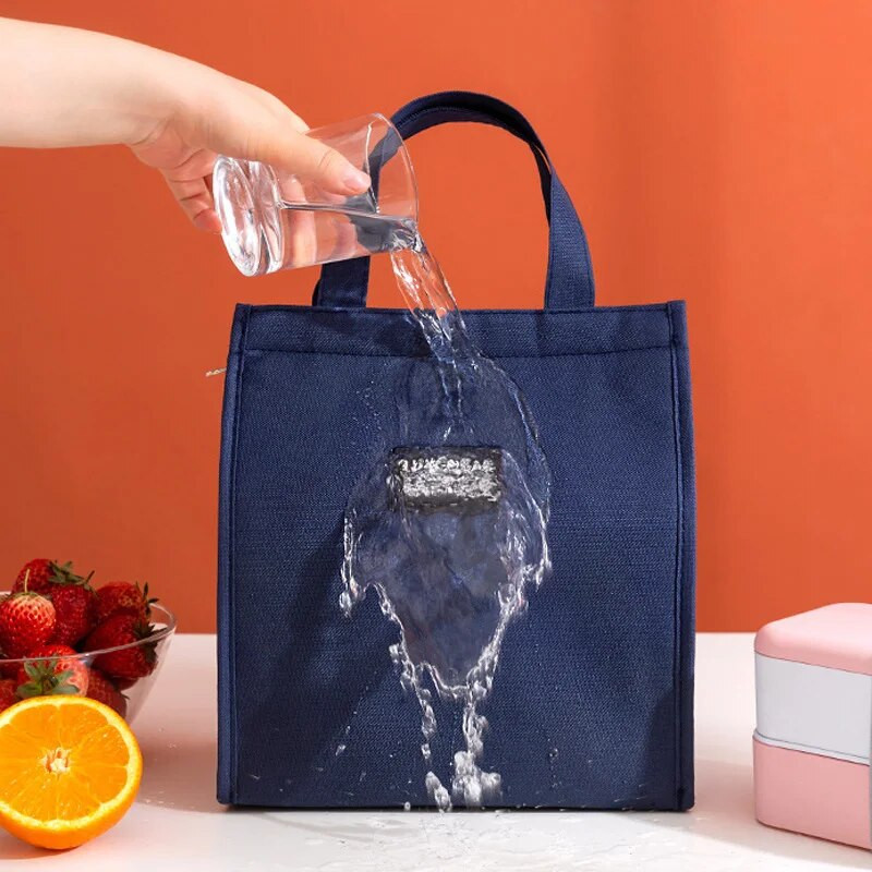 Θερμομονωμένες τσάντες γεύματος για άνδρες Γυναικείες υφασμάτινες μάρκες Oxford Bento Box Organizer Φορητές τσάντες μεσημεριανού γεύματος Cooler Bag Tote Τσάντες αποθήκευσης τροφίμων